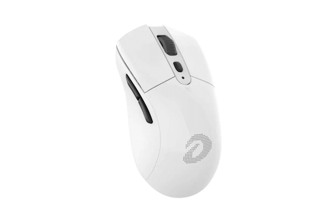 Мышь игровая беспроводная Dareu A918X White (белый), DPI 800/1200/2400/16000, ресивер 2.4GHz+BT, размер 121.6x64.7x39.6мм
